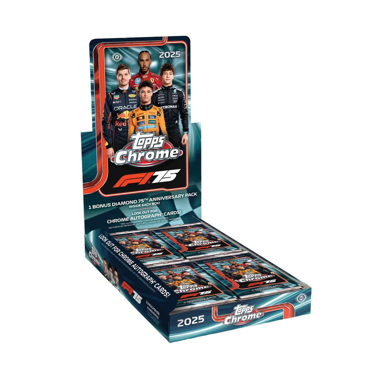 2025 Topps Chrome Formula 1 Hobby Box